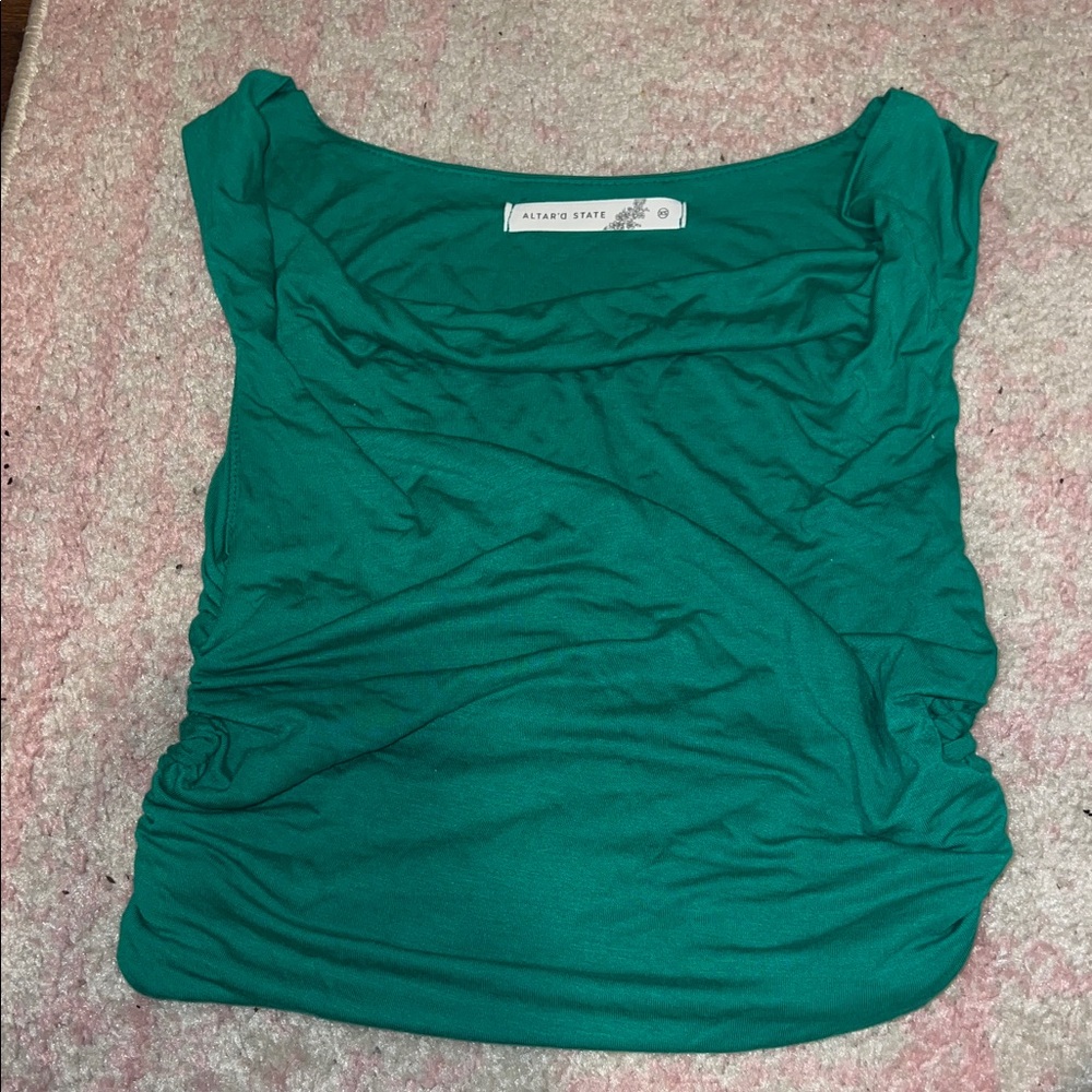 Altar'd State Green Tank Top